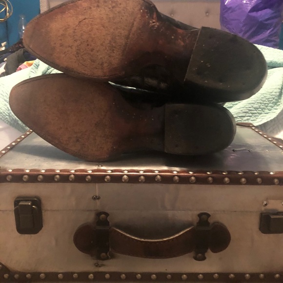 Eel skin boots size 13 EE beautiful skin. - Picture 2 of 6